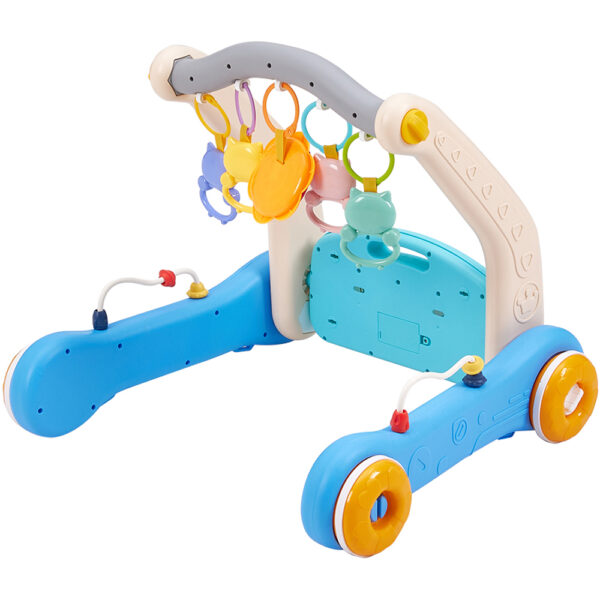 3en1 Tapis de Jeu et Trotteur avec clavier musical
