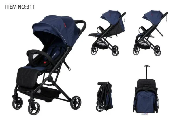Poussette Belecoo Valise Pliable de La Naissance jusqu'à 4 ans